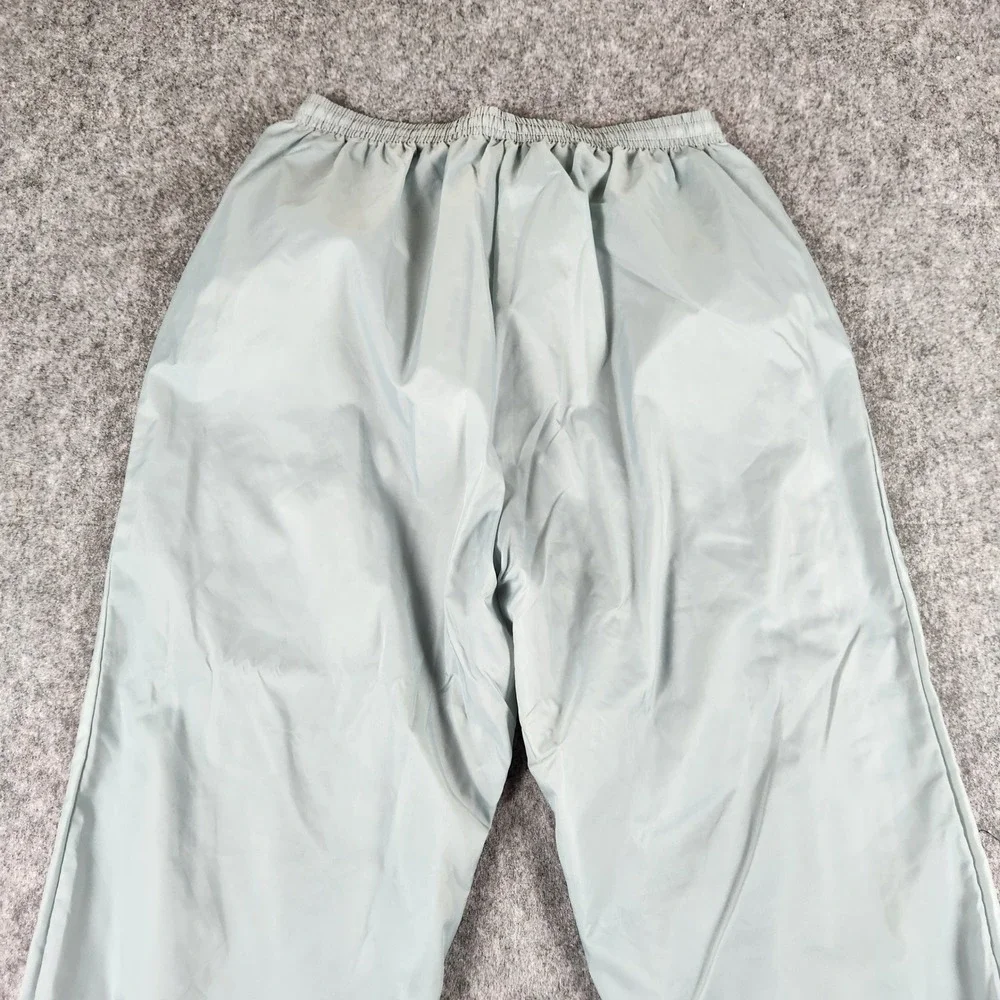 VTG NWT 80s 90 Adidas One World Track Pants Men L Blue Trefoil Nylon Windbreaker